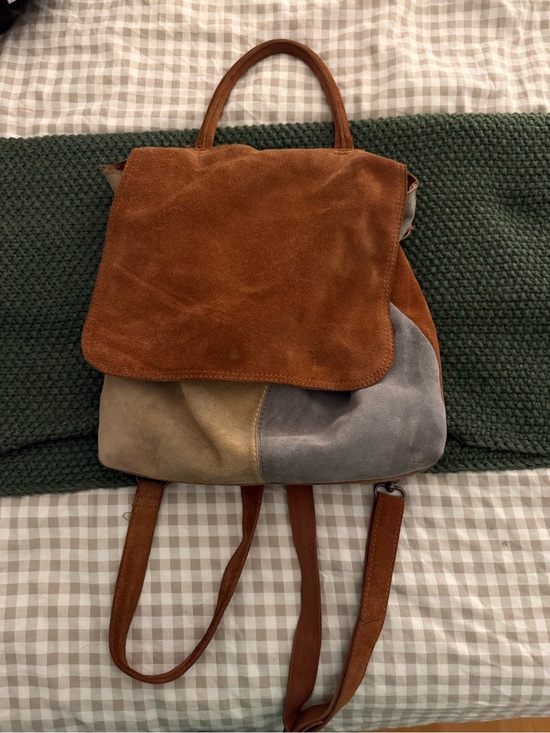 We The Free Handbags - Suede Colorblock Pareis Convertible Backpack